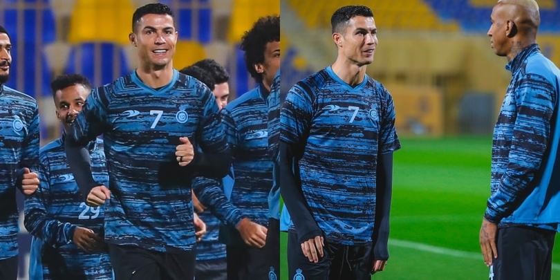 Cristiano Ronaldo, quanti sorrisi all'allenamento con l'Al Nassr