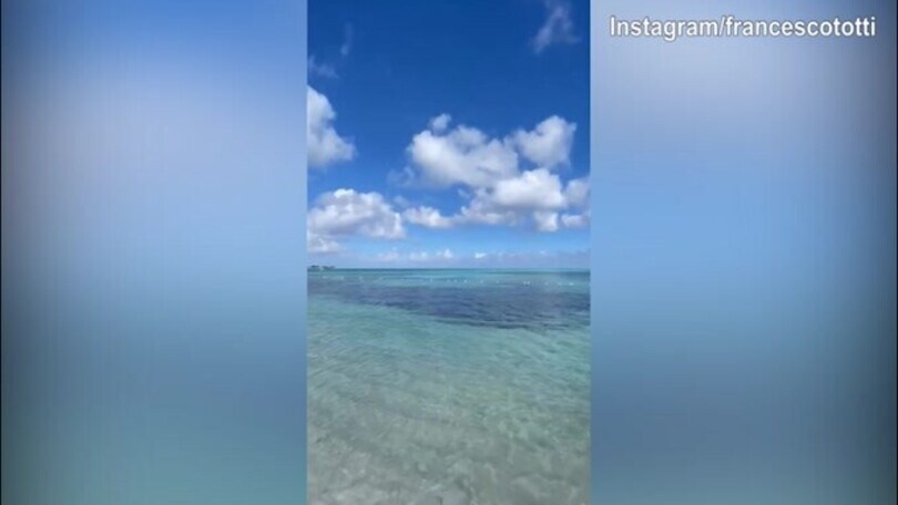 Vacanze alle Bahamas per Totti