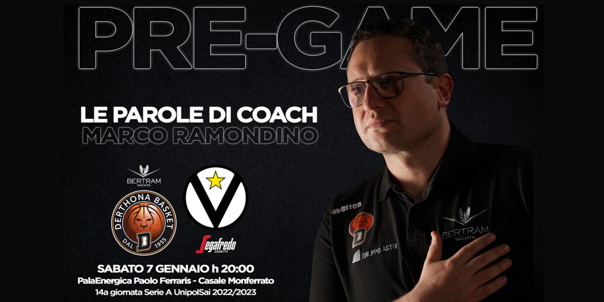 Verso Bertram Derthona-Virtus Segafredo Bologna