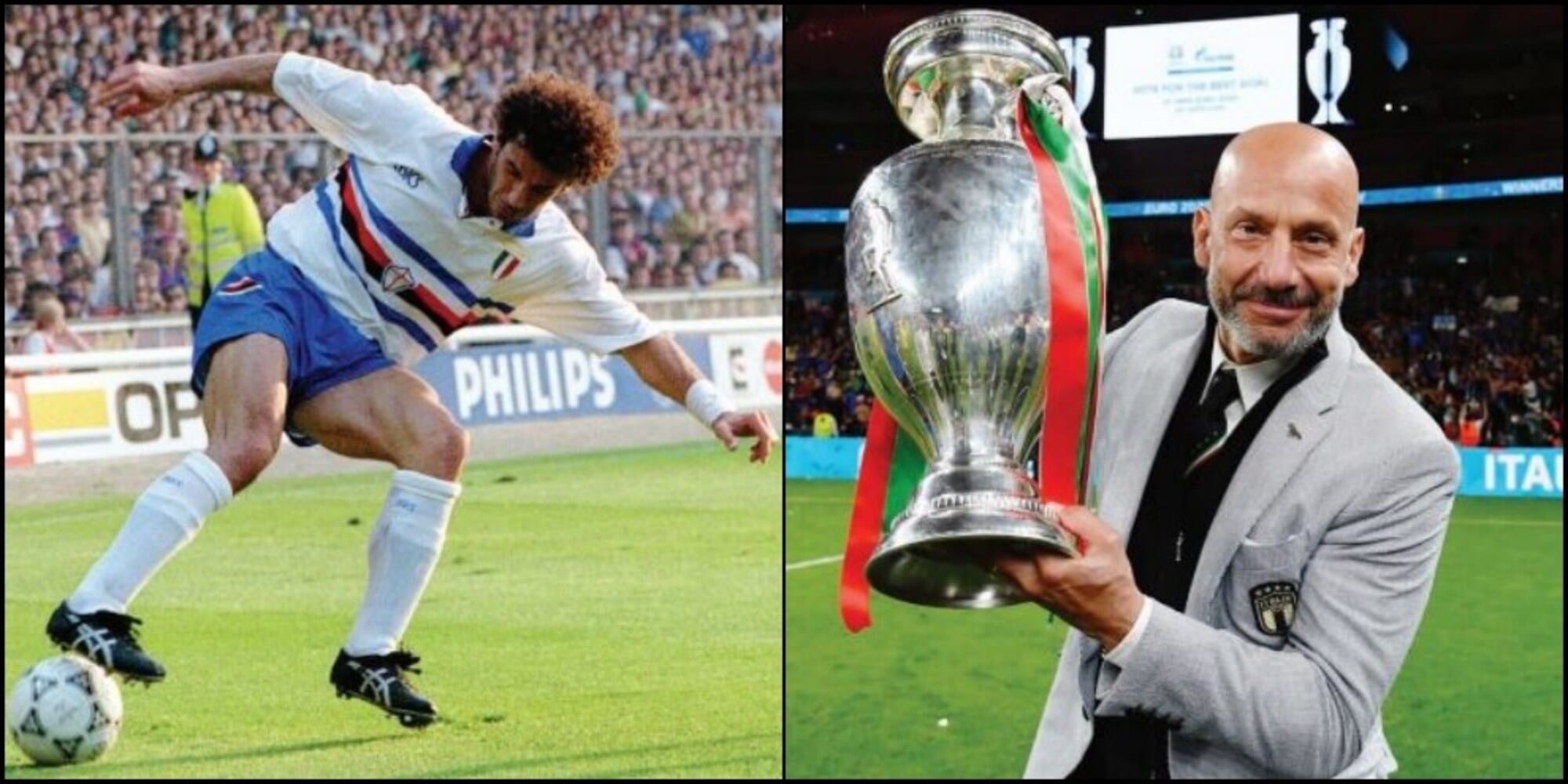 Vialli, da Wembley a Wembley: quel filo azzurro-blucerchiato