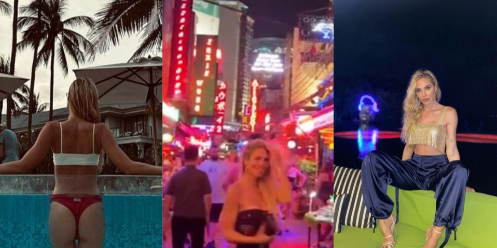 Ilary Blasi, la passeggiata a Bangkok e il bacio a Bastian