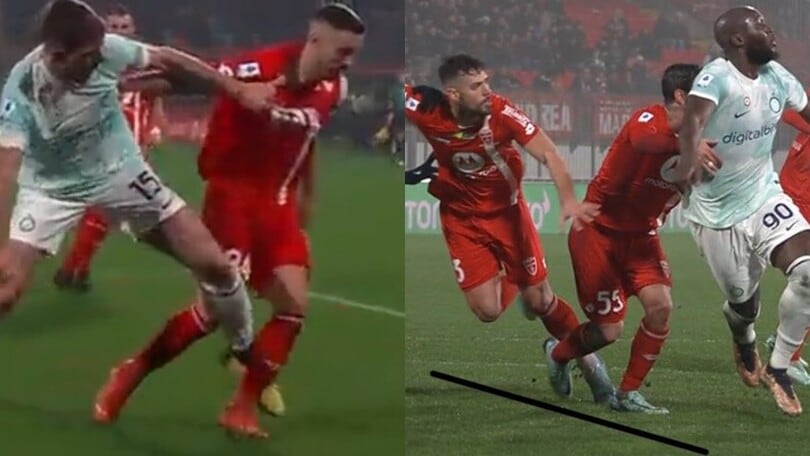 Monza-Inter da moviola: Acerbi su Ciurria e gol a gioco fermo