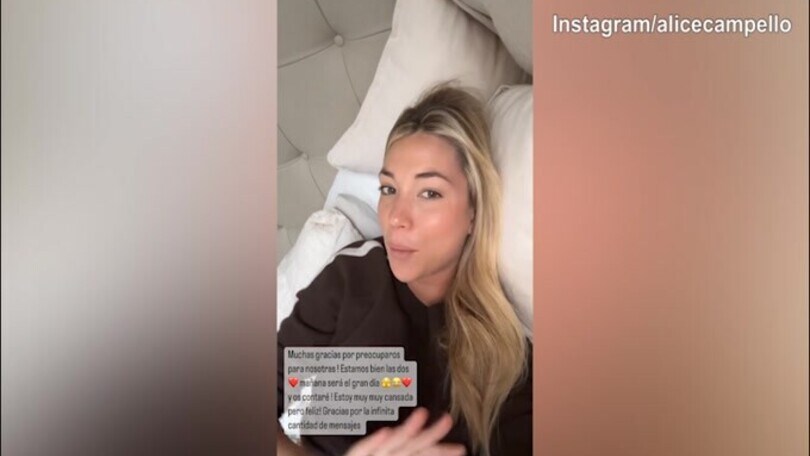 Alice Campello ed il parto: "Domani conoscerò..."