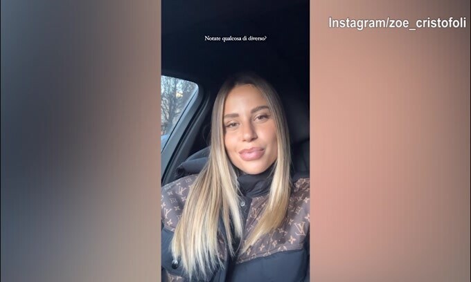 La domanda di Zoe Cristofoli ai fan: "Notate qualcosa di diverso?"