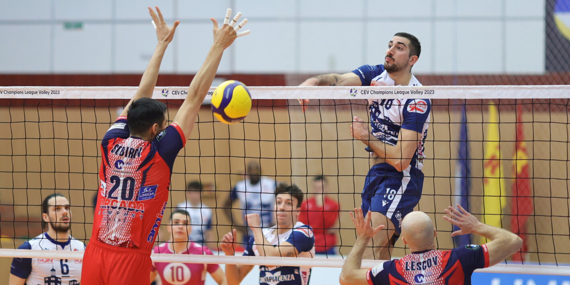 Cev Cup:  Piacenza va a vincere sul campo dell'Arcada