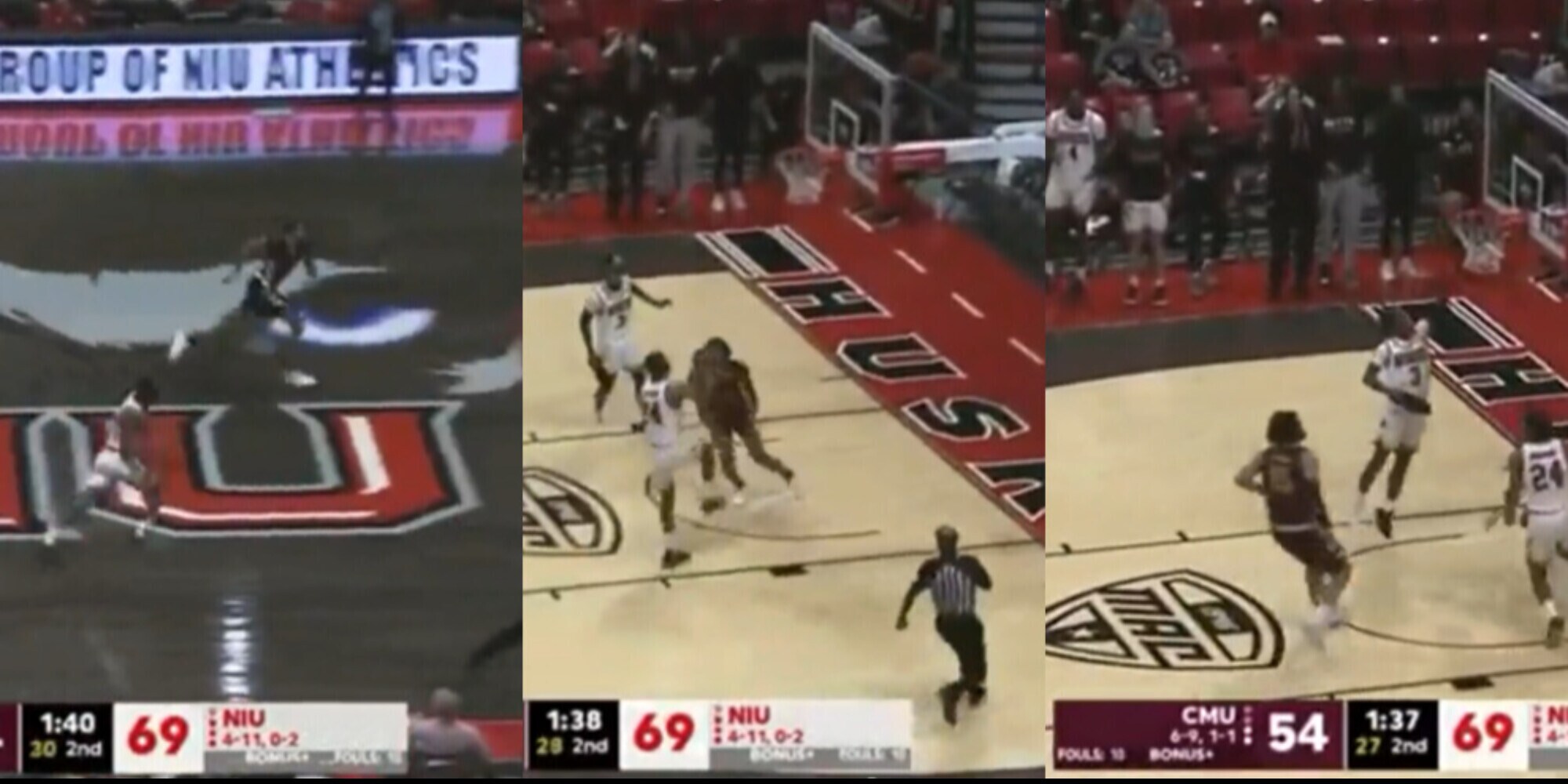 NCAA, il curioso canestro di Thornton: segna con una scarpa in mano!