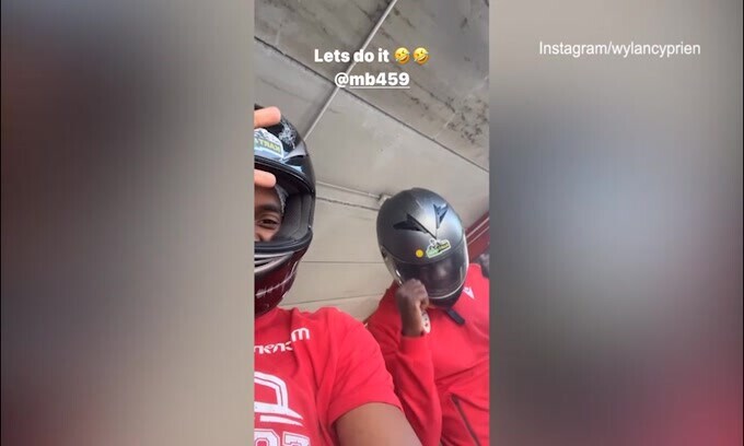 Balotelli si mette il casco: dove starà andando?