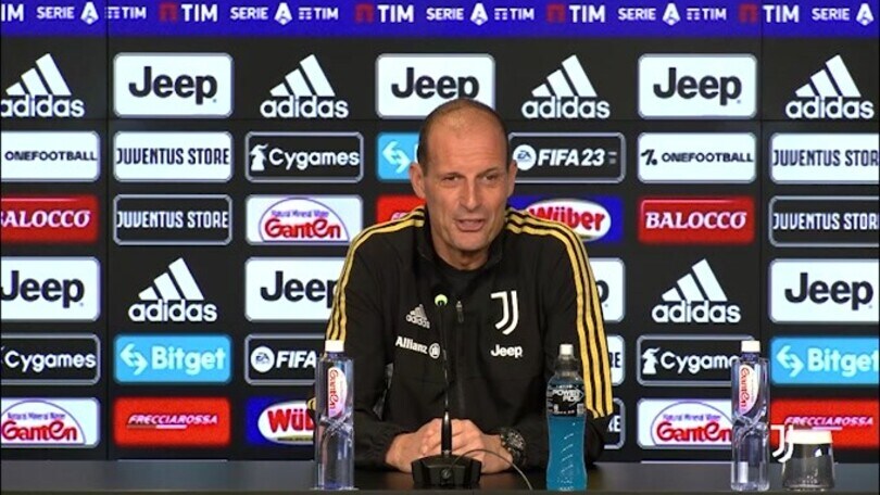 Allegri: "Bravo Spalletti, io allenatore per sbaglio"