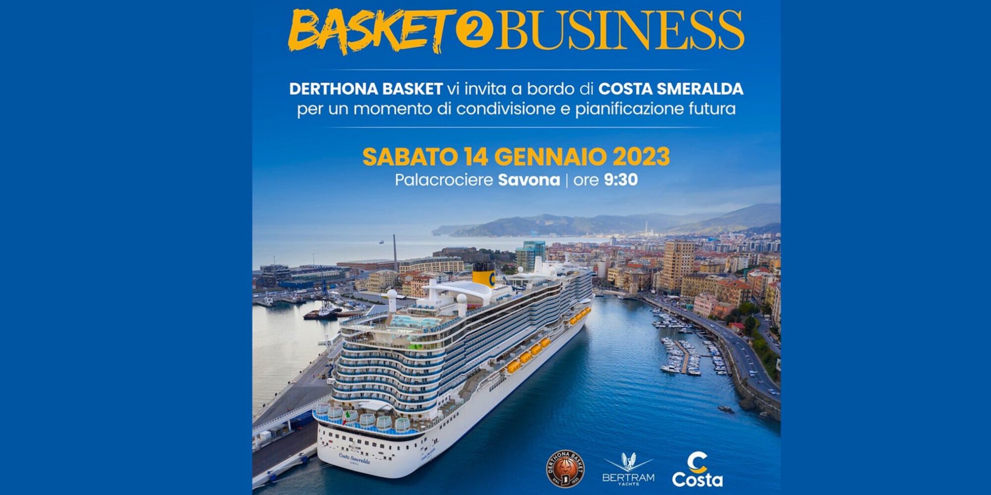 ‘Basket 2 Business’: sulla Costa Smeralda il B2B del Derthona Basket