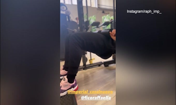 Raffaella Fico torna in palestra, il video sui social