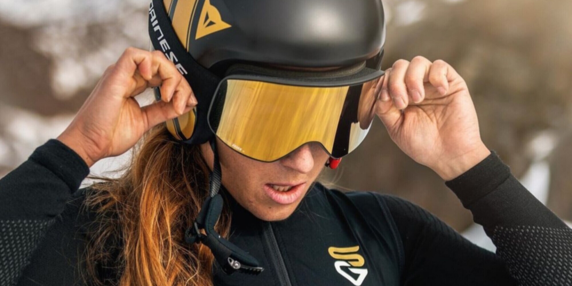 Sci: casco speciale, Sofia Goggia come Valentino Rossi