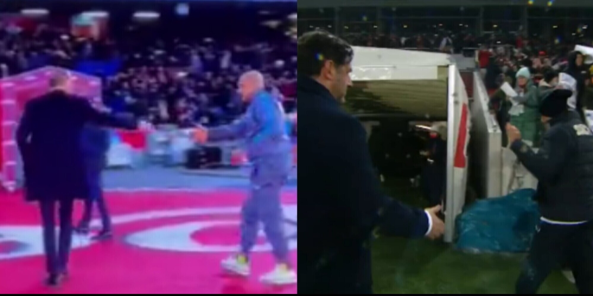 Spalletti e la stretta di mano a fine gara: più facile quando si vince. Il precedente