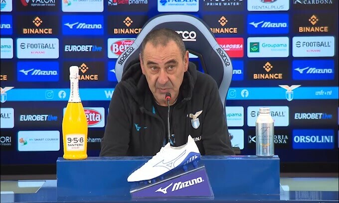 Sarri: "La squadra si allena in maniera stupenda"