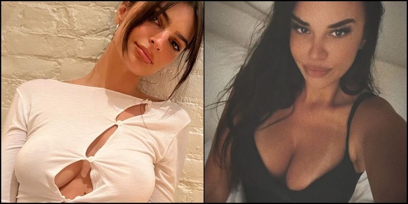 Emily Ratajkowski e Ivana Knoll, il bianconero sexy dei social