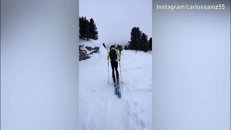 Neve e sci, ecco la domenica di Sainz