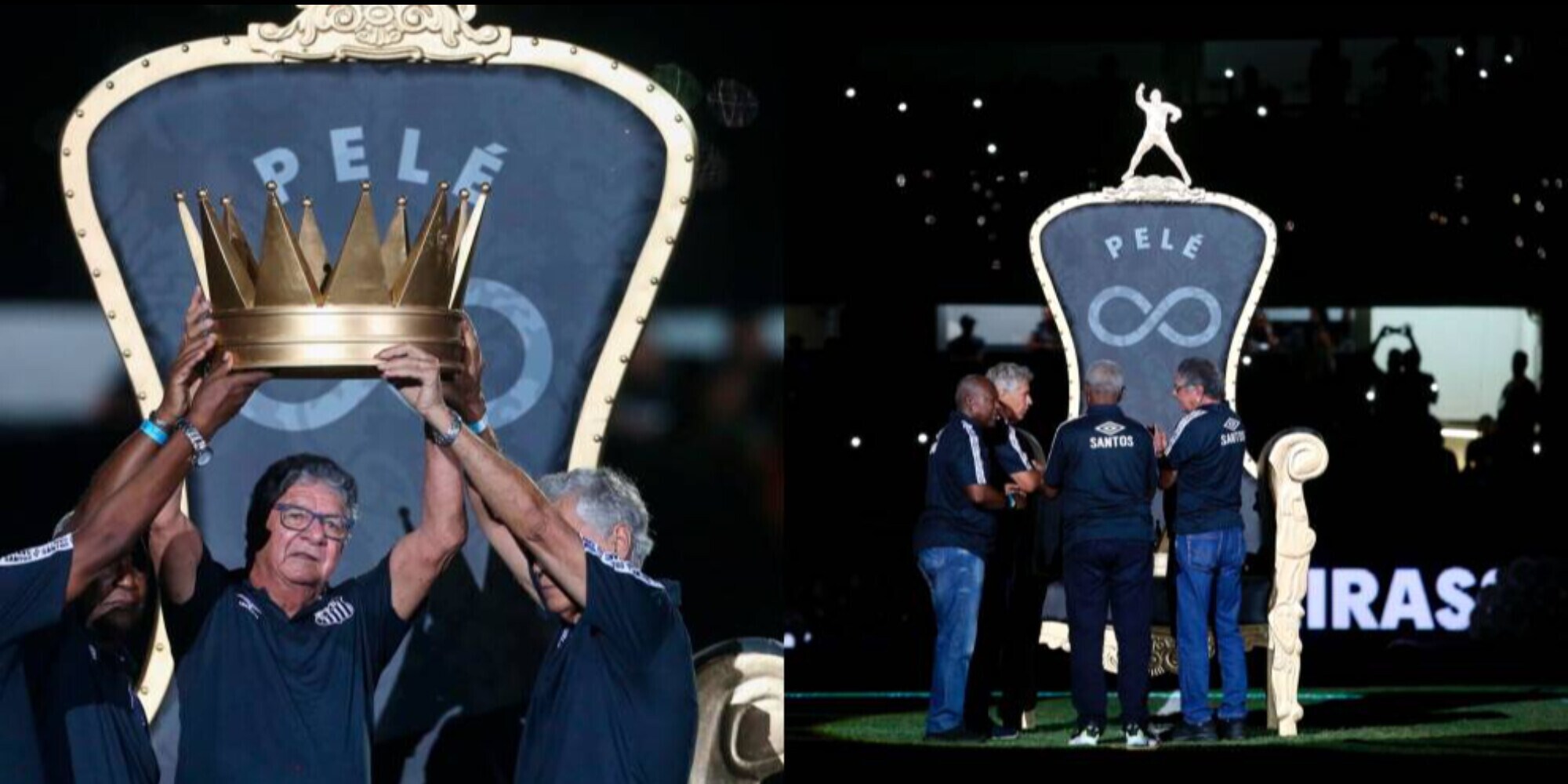 Pelé, Santos alla prima partita senza O Rei: omaggio da brividi