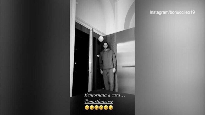 Spavento e risate: lo scherzo di Bonucci a Martina