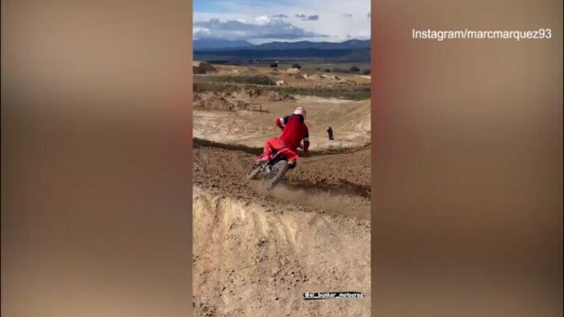 Motocross e sterrato: Marquez è scatenato!