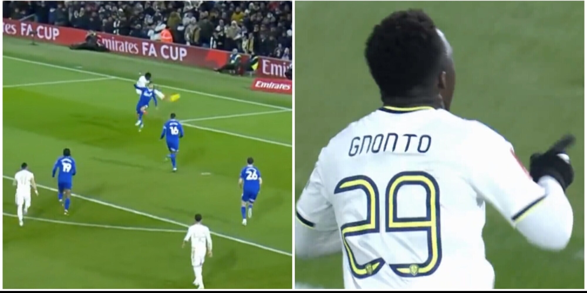 Gnonto show, capolavoro alla Di Canio: Leeds avanti in Fa Cup