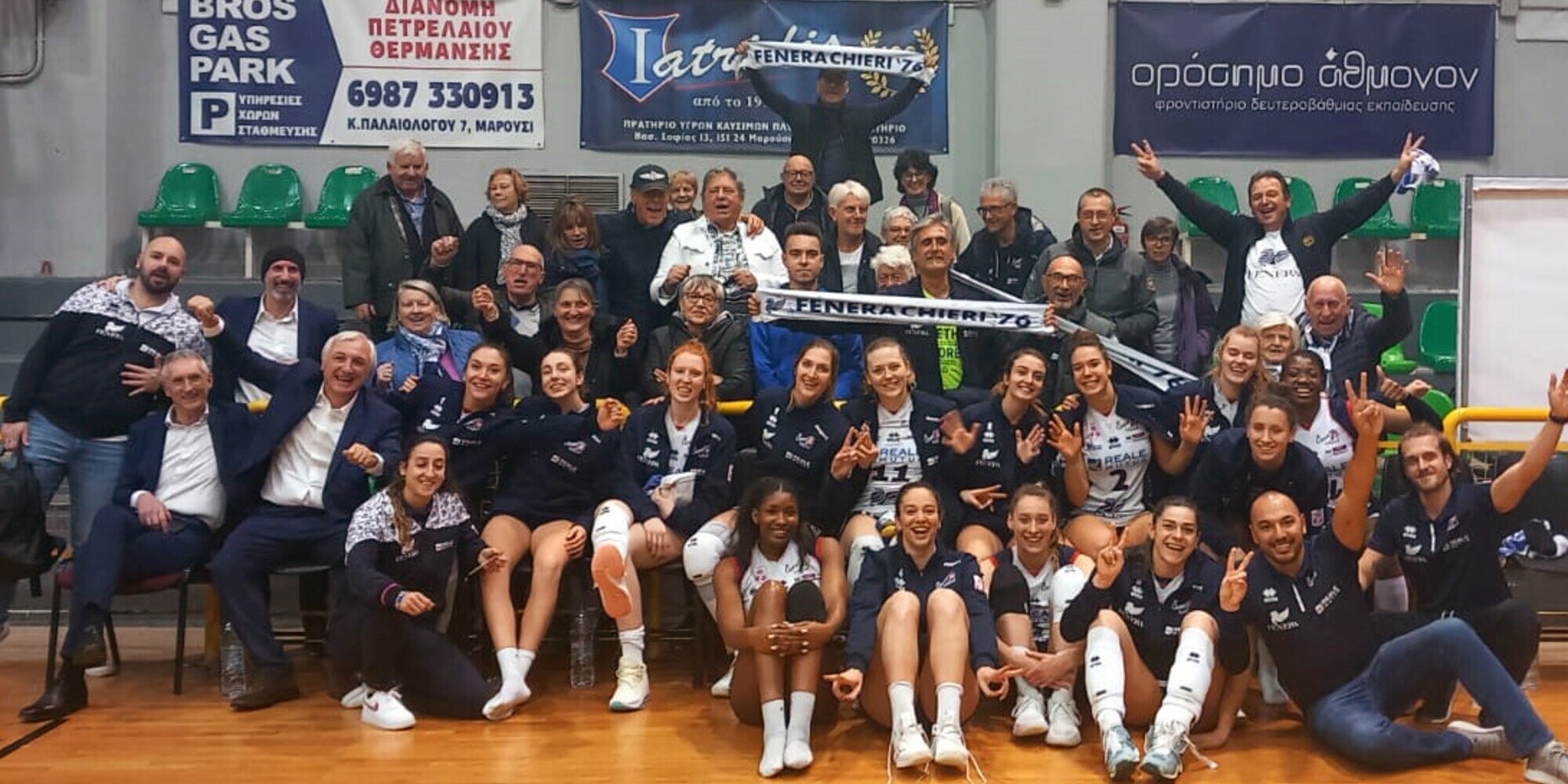 CEV Challenge Cup, la Reale Mutua Fenera Chieri ’76 espugna 2-3 Atene