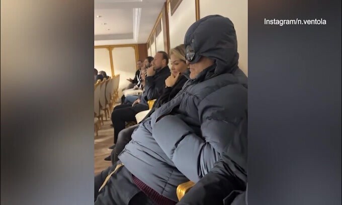 In tribuna grasse risate: ecco come ha guardato la Supercoppa Vieri