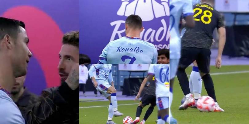 Ronaldo contro Messi, la nuova maglia di CR7 e il tunnel a Soler