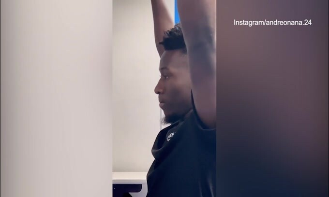 Inter, Onana no-stop: il video in palestra
