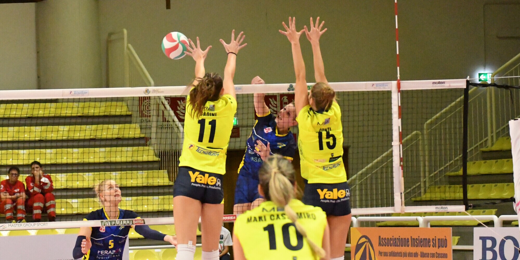 L'Albese corsara al Pala Radi al tie break