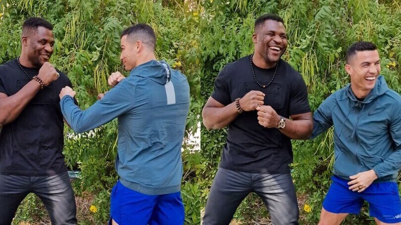 Cristiano Ronaldo e Ngannou, il "duello" infiamma i social