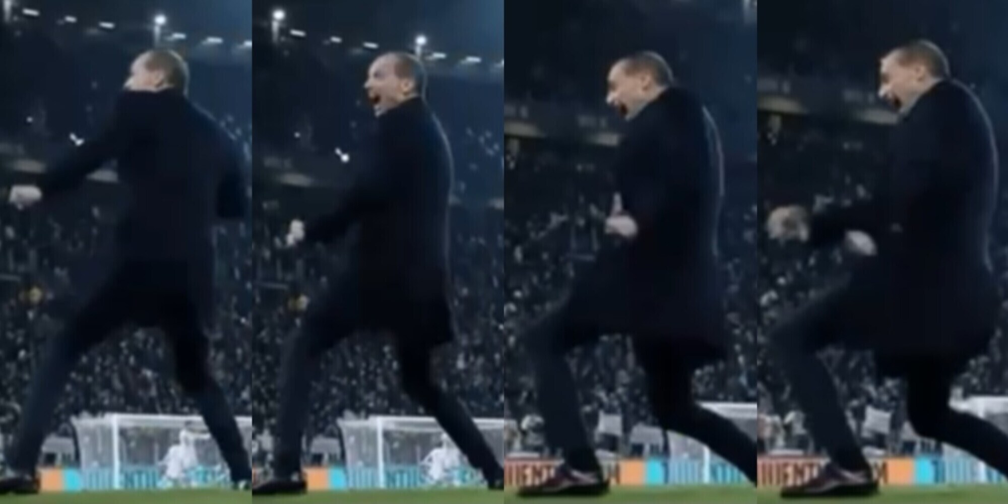 Juve-Atalanta, Allegri e l’esultanza pazzesca sul 3-3 di Danilo
