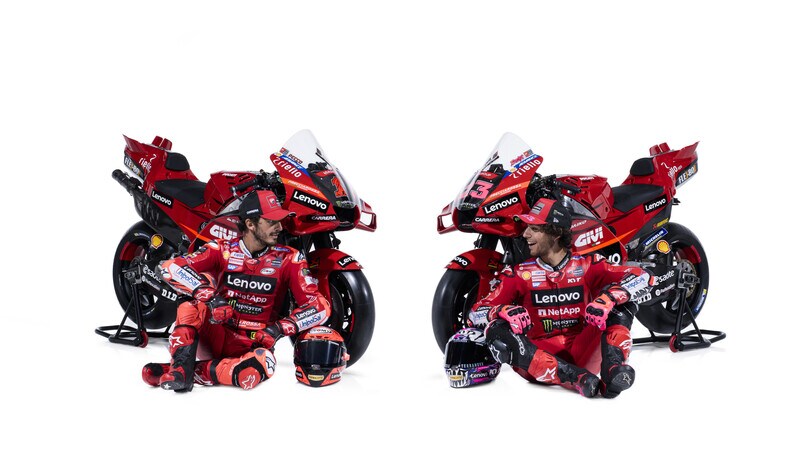Ecco la Ducati di Bagnaia per il bis mondiale