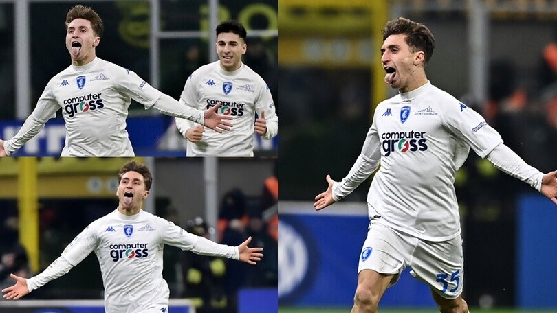 Baldanzi decide Inter-Empoli: l'esultanza alla Del Piero gela il Meazza