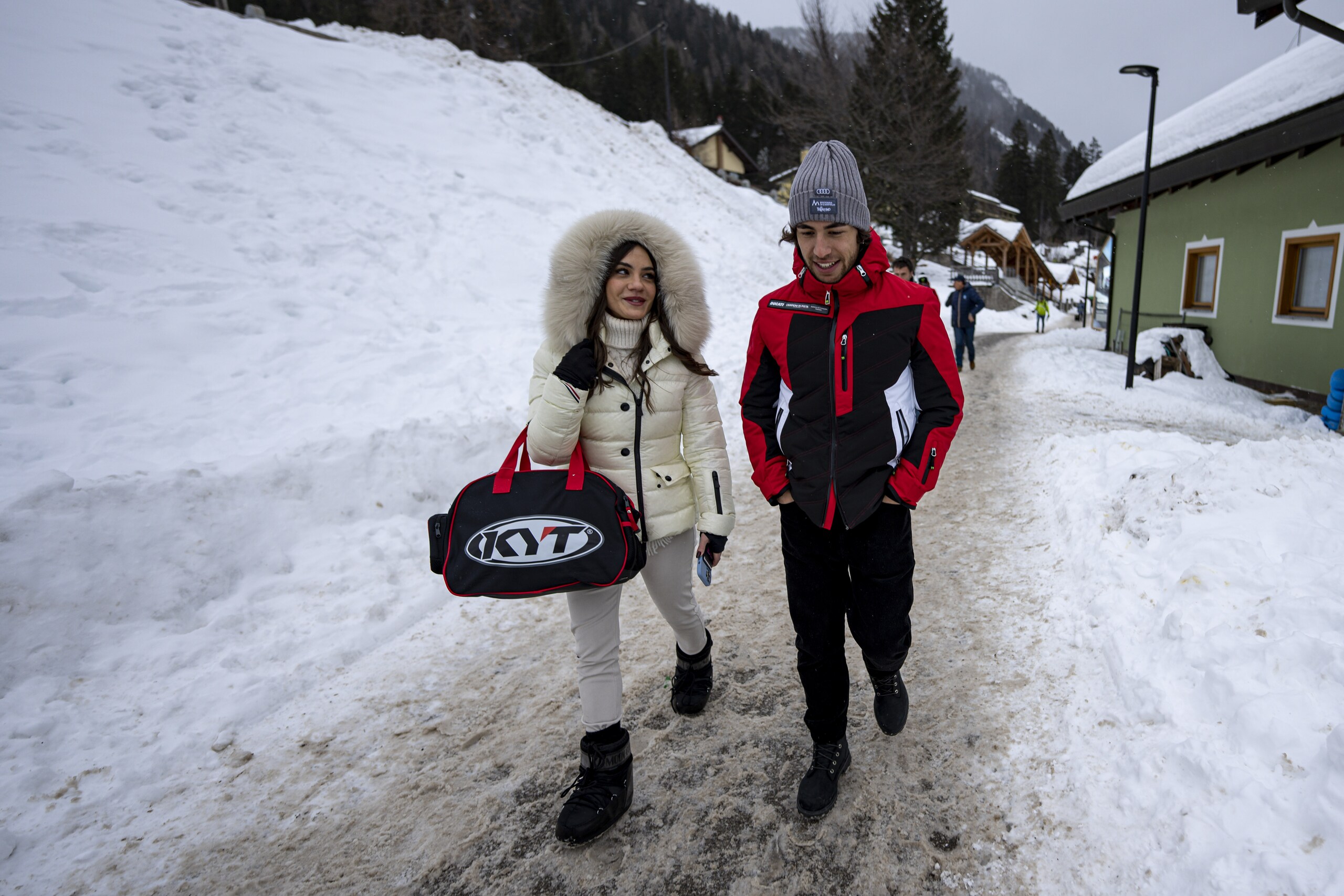Quando la Ducati va sulla neve