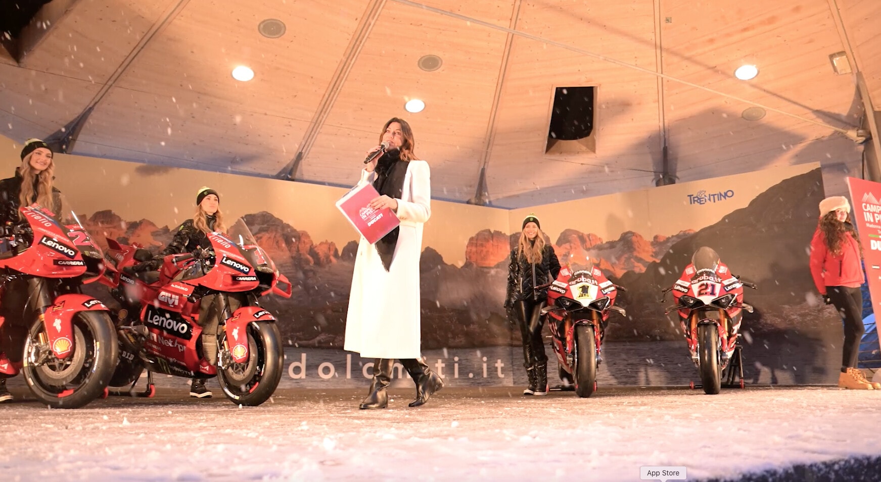 Madonna di Campiglio - Trentino: la Ducati fra la gente