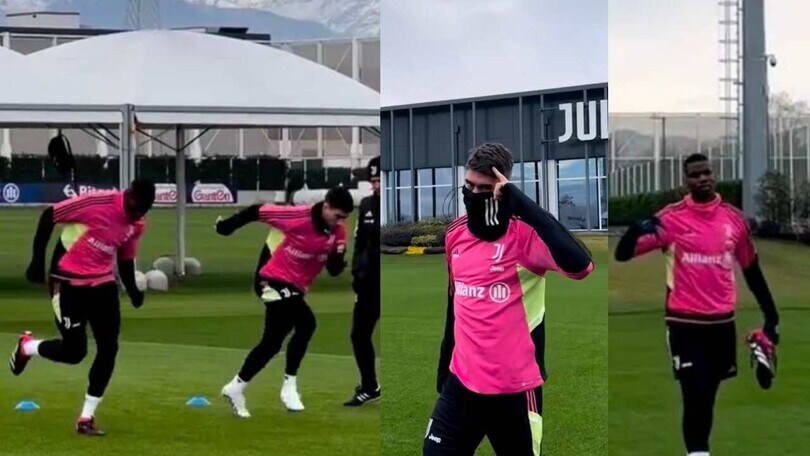 Juventus, Vlahovic e Pogba di corsa verso il rientro