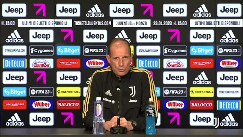 Allegri: "Pogba e Vlahovic? Ci saranno, Chiesa sarà out"