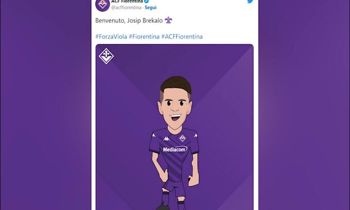 Calciomercato, la Fiorentina ufficializza Brekalo