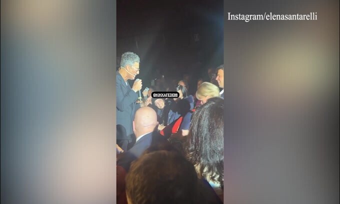 Pellegrini, la battuta di Fiorello: "Dovresti essere incinta di 14 mesi"