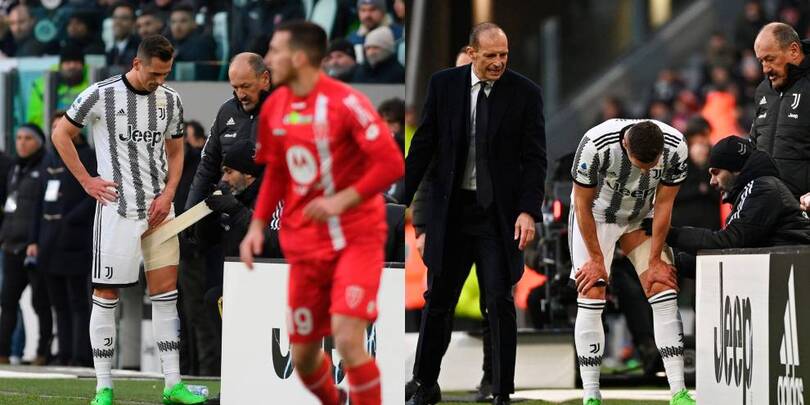 Milik, infortunio muscolare in Juve-Monza: lascia il campo e non rientra