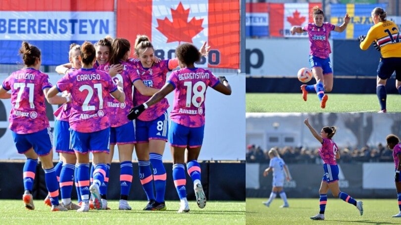 Juventus Women, 5-0 alla Sampdoria: Girelli show