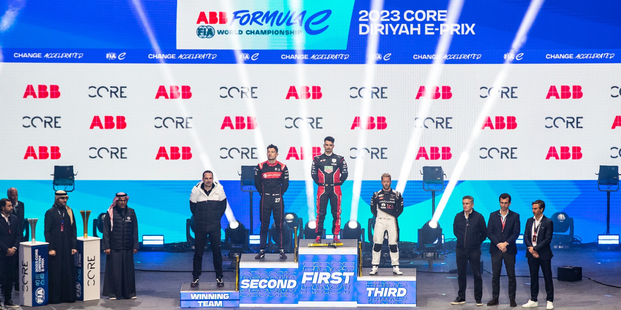 ePrix Riad: Wehrlein vince gara1 davanti a Dennis e Bird