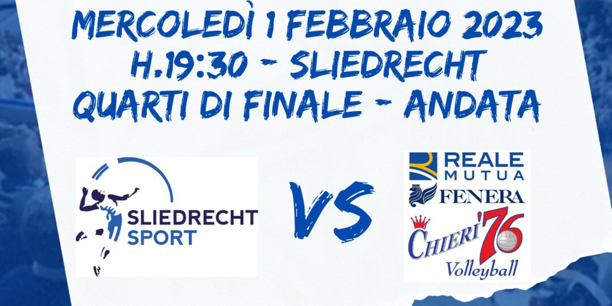 Chieri ’76 torna in campo per i quarti della Challenge Cup