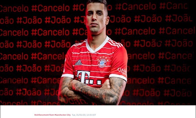 Bayern Monaco, è ufficiale: ecco João Cancelo
