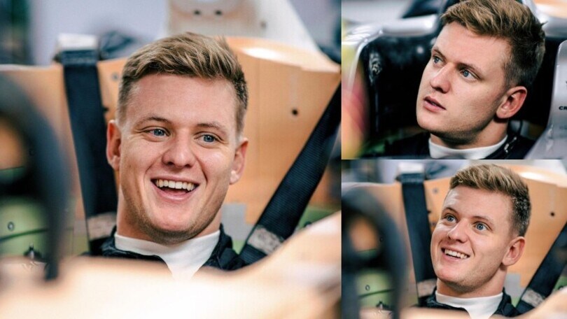 Mick Schumacher è più felice che mai al volante di una Mercedes