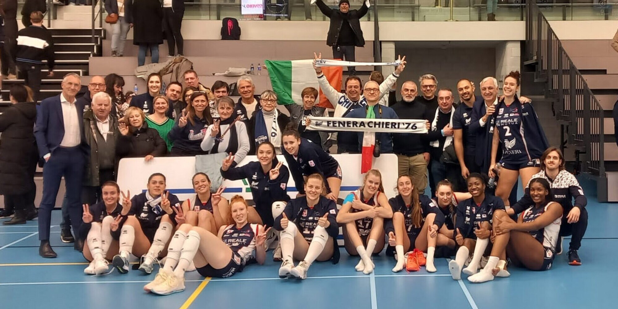 Settima meraviglia della Reale Mutua Fenera Chieri ’76 in Challenge Cup