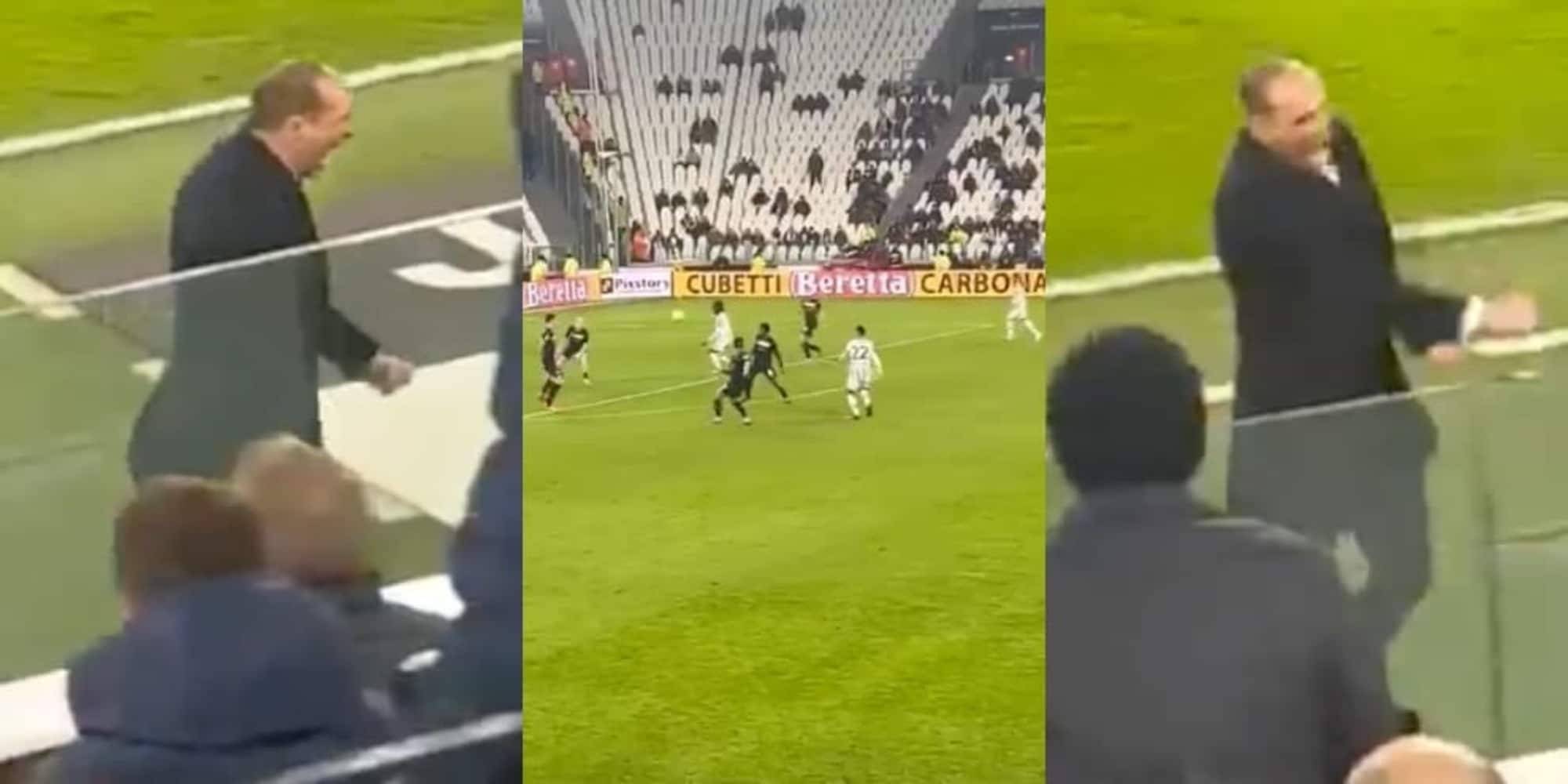 Juventus-Lazio, furia Allegri con Di Maria: il VIDEO virale