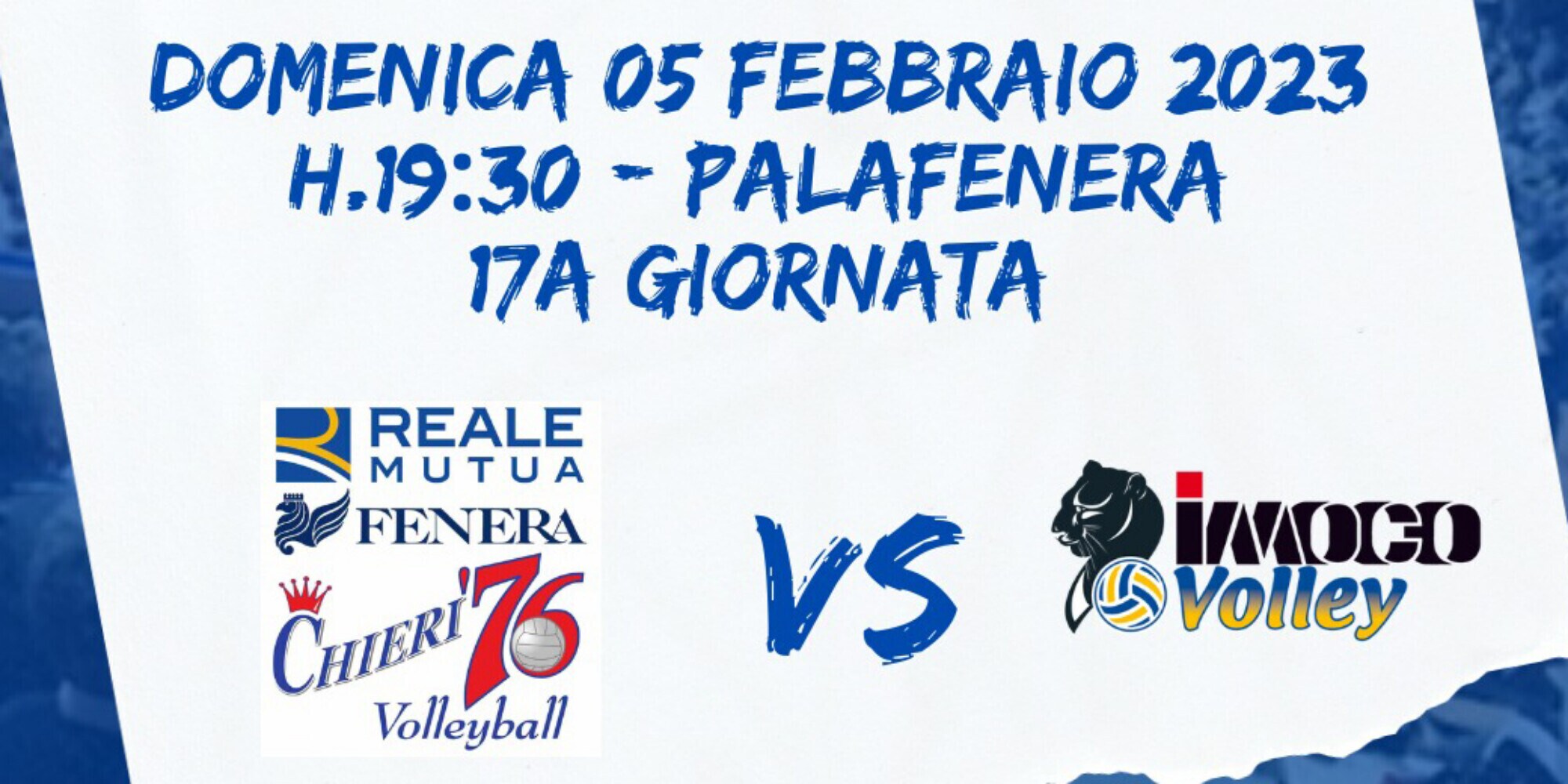 Reale Mutua Fenera Chieri ’76: posticipo su Sky con Conegliano