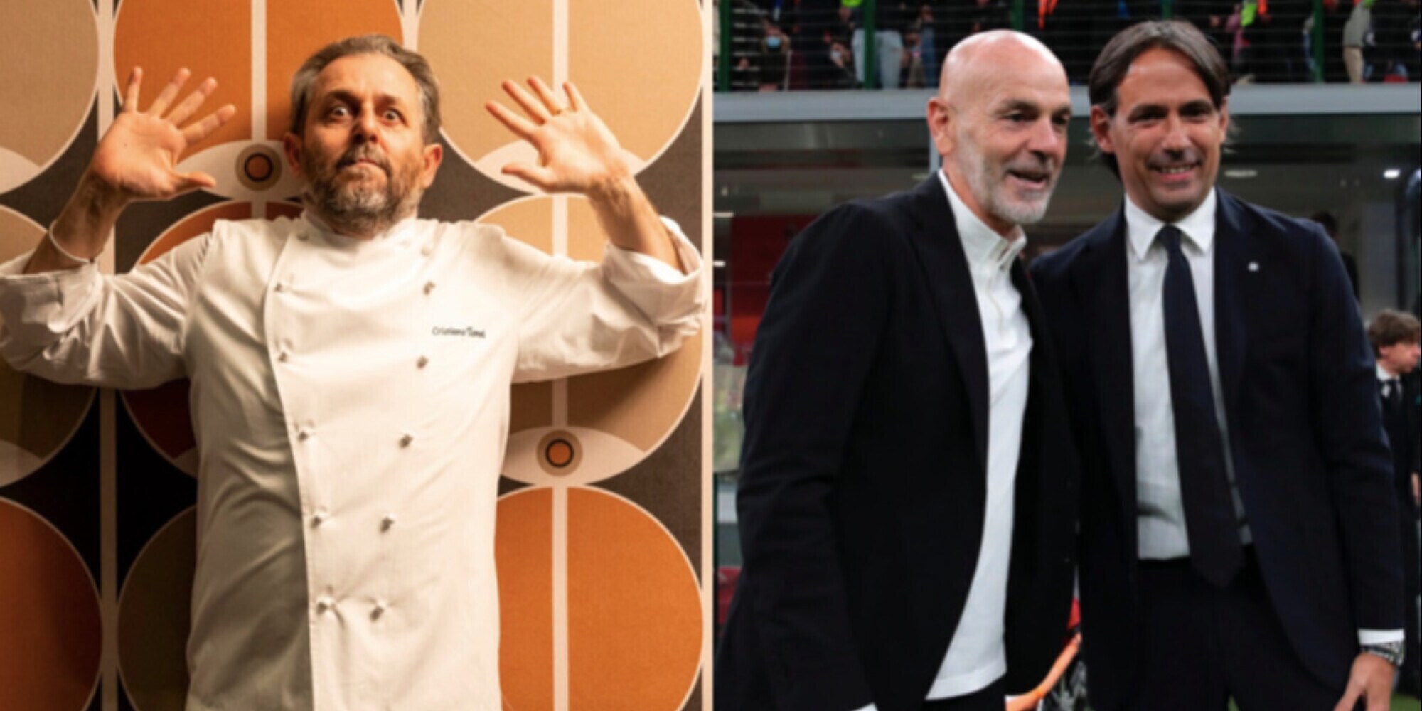 Chef Tomei e il derby Inter-Milan: Pioli raviolo, Inzaghi spaghetto...