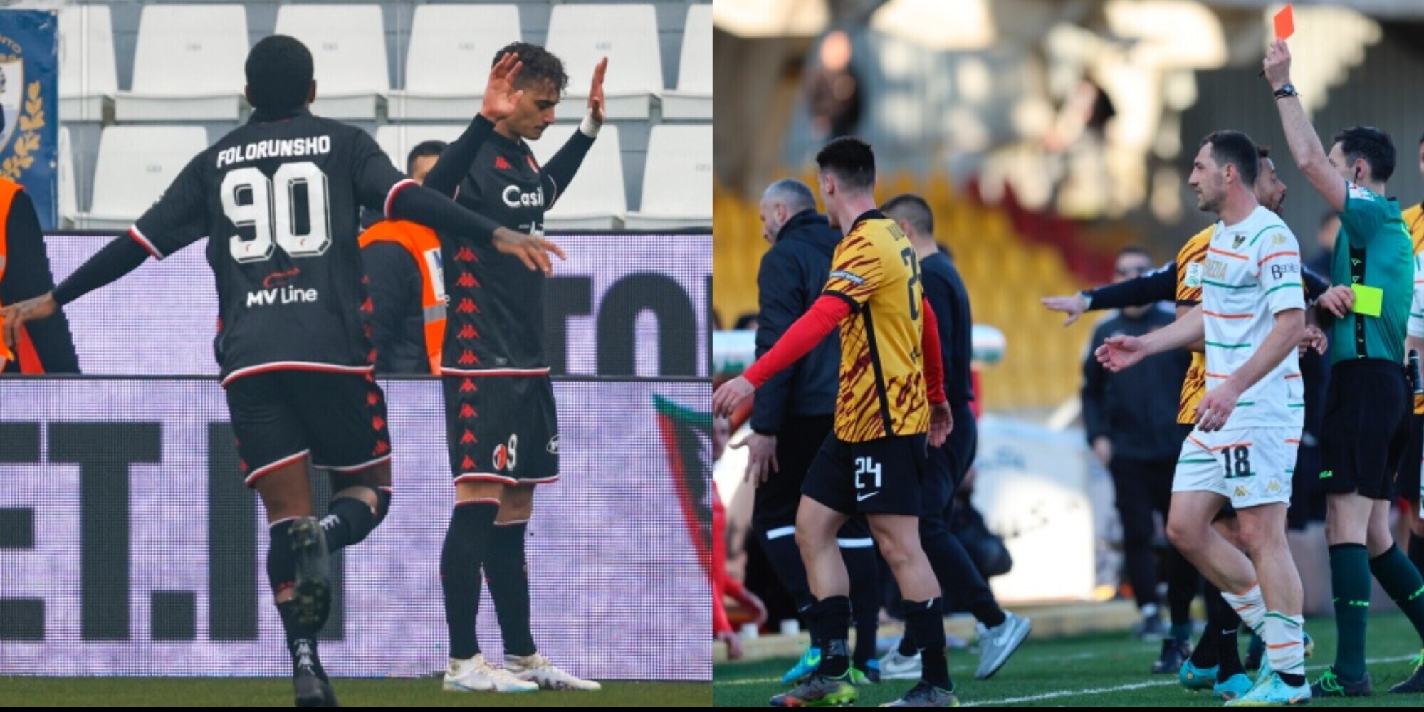 Cannavaro e De Rossi, che botte! Poker show di Bari e Perugia, tris Cittadella