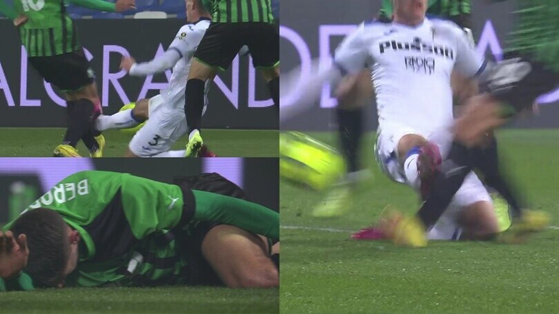 Sassuolo-Atalanta, Maehle su Berardi: rosso